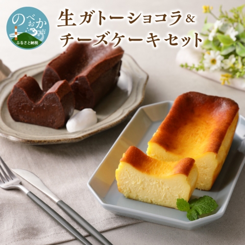 生ガトーショコラ & チーズケーキ セット　B225 365658 - 宮崎県延岡市