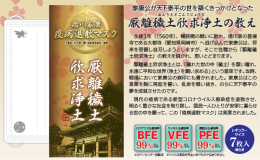 【徳川将軍家菩提寺・浄土宗 大樹寺監修！】徳川家康『疫病退散マスク』 &starf;使い捨て不織布マスク（個包装）&starf; &starf;安心・安全の国産不織布使用&am