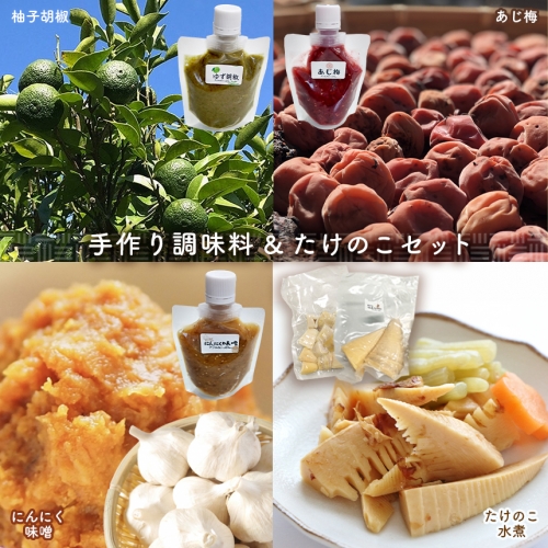手作り調味料＆筍 セット 370240 - 熊本県和水町