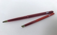 熊野化粧筆　カープリップブラシ、アイブロウブラシセット