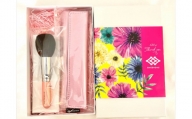 熊野化粧筆　幸せピンクブラシ&ケース（ギフト箱）