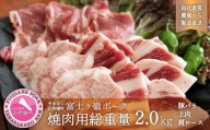 富士ケ嶺ポーク焼肉用総重量2.0kg
