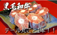 【黒毛和牛専門店直送】黒毛和牛テール 1本　約1㎏（国産 牛肉 希少部位 ビーフシチュー）