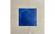 【小松島ブルー】藍デザインコンクリート　アートパネル　700mm×700mm