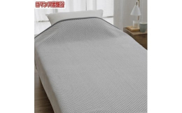 【ふるさと納税】『ロマンス岩盤浴』 マイヤー毛布 グレー シングル 33007300