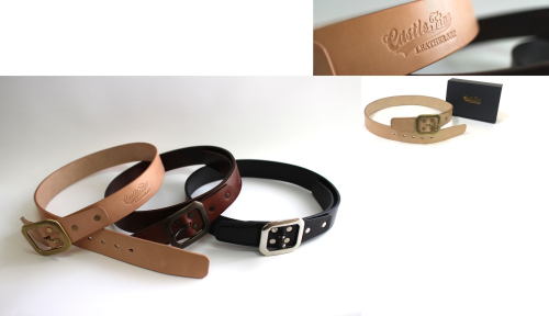 レザーベルト（ナチュラル）・28～38インチ） 37950 - 秋田県五城目町