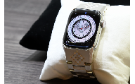 CN-004　Apple Watch専用シルバー925製バンド　ダイヤモンド0.34ct　SILVER DIAMOND