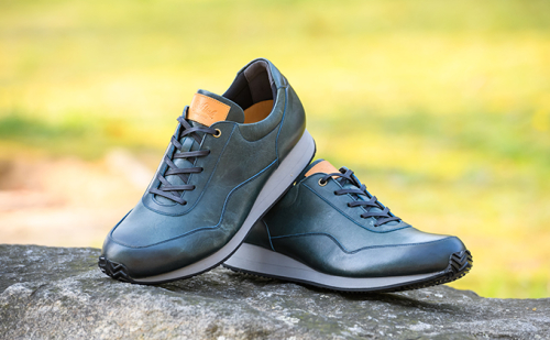 ゴラックジャパンメイド馬革シューズGLK2002（ネイビー） ファッション 靴 革製品 革靴  38712 - 奈良県大和郡山市