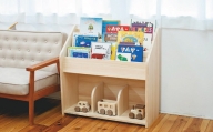 IKONIHアイコニー 絵本棚 ブックシェルフ / おもちゃや小物などを収納することも可能【pre131】