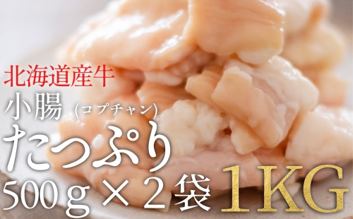 北海道産牛　小腸(コプチャン)　500g×2袋　合計1kg