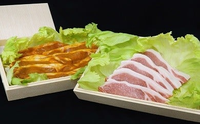 No.016 坂東市産 豚ロース味噌漬・切身セット 約1kg / 豚肉 ミソ 茨城県 392333 - 茨城県坂東市