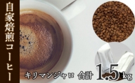 No.113 あらき園 自家焙煎コーヒー キリマンジャロ 1.5kg ／ 珈琲 上品 茨城県