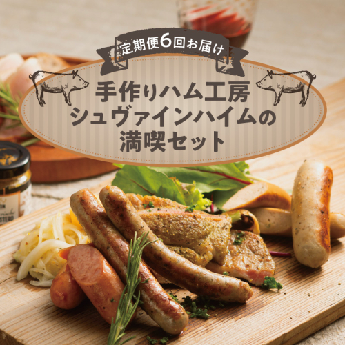 【定期便6回お届け】手作りハム工房シュヴァインハイムの満喫セット H003-039 392641 - 愛知県碧南市