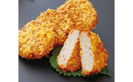 愛媛県のじゃこ天に野菜とパン粉を加え、コロッケ風に仕上げた「じゃこカツ」はサクサクとした衣の食感と、タマネギを練りこんだすり身の甘さが特徴の製品です。■注意事項/その他・油で揚げてお召しあがりください