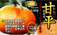 C28-23.愛媛の“三大高級柑橘”の一つ！「甘平（かんぺい）」約3.5kg入【訳あり】