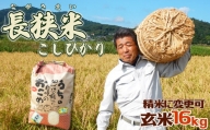 田代農園『長狭米コシヒカリ（一等米）』16kg【玄米】　[0021-0001]