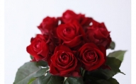 【定期便：12カ月】國枝バラ園から直送！Flower Bouquet（25本の花束）赤系