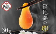 濃厚で甘くておいしい！ 福井ブランド「福地鶏」の卵 30個（15個入×2段）