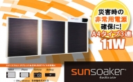 G15-3 SunSoaker（サンソーカー） 携帯充電用太陽電池シートA4-3F