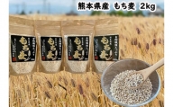 熊本県あさぎり町産　もち麦　2kg(500g×4袋)