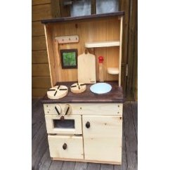 カントリー調おままごとキッチン(オーブン付き)