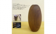 【D-03】ウォールナットの木製フラワーベース