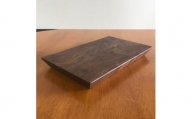 【C34-02】ウォールナット材一枚板のカッティングボード・まな板 25cm