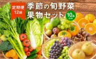 E16 【定期便12回】 季節の 旬野菜 ・ 果物 セット 詰め合わせ
