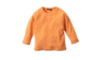 キッズ ９分袖Tシャツ③  スプリングオレンジ