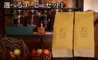【ZR01G】選べるコーヒーセット1（2袋）＜粉＞でお届け