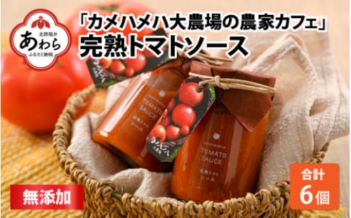 【無添加】完熟トマトソース 150ml×6個 《パスタやピザ・スープに相性抜群！》