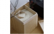 ライスストッカー 5kg用　総国産桐使用 天然蜜蝋仕上げ 桐の米びつ【1322153】