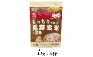 2.3-9-7はくばく　もっちり美味しい発芽玄米＋五穀　1kgx6個