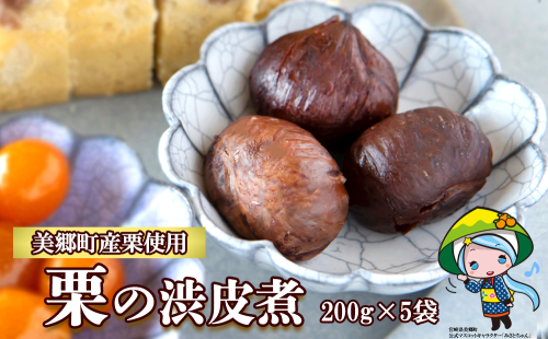 和菓子 栗の渋皮煮 200g×5袋 セット [農林産物直売所 美郷ノ蔵 宮崎県 美郷町 31ab0094] 栗 国産 和栗 栗の渋皮煮 ギフト 栗づくし 和菓子 スイーツ おせち 宮崎県産 美郷産 送料無料 母の日 父の日 プレゼント ギフト 贈り物 おやつ お菓子 手作り 手づくり お試し 419245 - 宮崎県美郷町