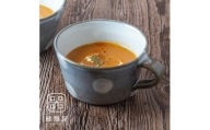 AA16　小石原焼 ヤママル窯 水玉スープカップ(白)