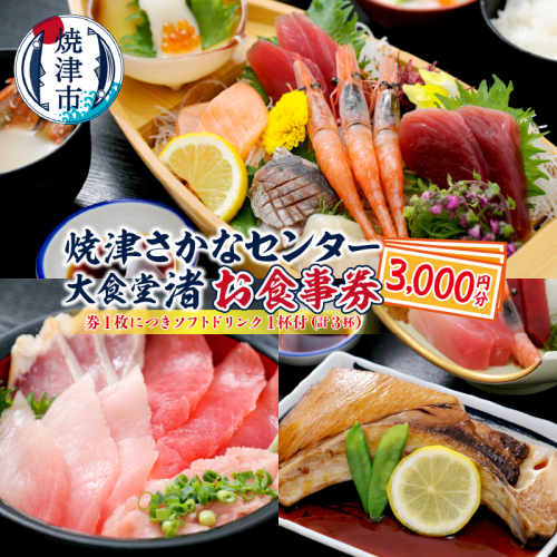 a10-830 焼津 さかなセンター 大食堂渚 お食事 券 421943 - 静岡県焼津市