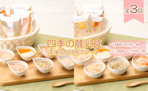 定期便 Manma 四季の離乳食 生後9か月用スタート全3回 滋賀県湖南市 Au Pay ふるさと納税