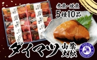 〈山陰大松〉氷温熟成　煮魚・焼魚ギフトセット１０切　米子市魚貝類部門No.1 IN-100