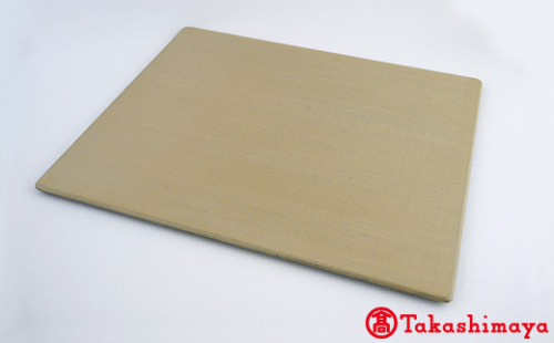 〈輪島キリモト〉漆布みせ長方プレート・大（白） [高島屋選定品] 426253 - 石川県輪島市