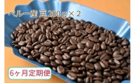 【6ヶ月定期便】カフェ・フランドル厳選　コーヒー豆　ペルー産(200g×2)