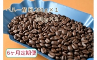 【6ヶ月定期便】カフェ・フランドル厳選　コーヒー豆　ペルー産(200g×1　100g×2)挽いた豆