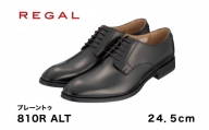 REGAL 810R ALT プレーントゥ ブラック 24.5cm リーガル ビジネスシューズ 革靴 紳士靴 メンズ