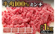 【訳あり】十勝スロウフード　牛ひき肉1kgセット
