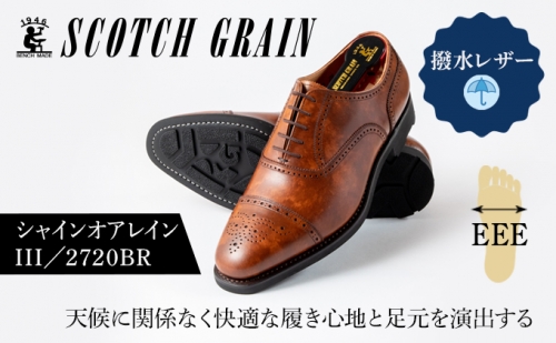 スコッチグレイン 紳士靴 「シャインオアレインIII」 NO.2720BR