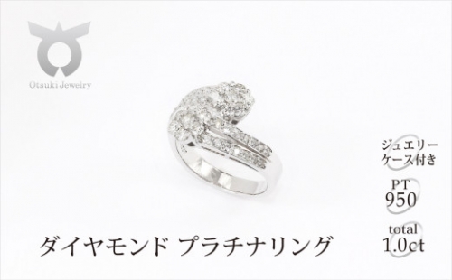 【サイズ：9.5号】ダイヤモンド1.0ct　リング　Ｒ747DI-P2【053-001-4】