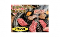 仙台牛モモ肉　焼き肉用カット　600g(300g×2)【1332342】