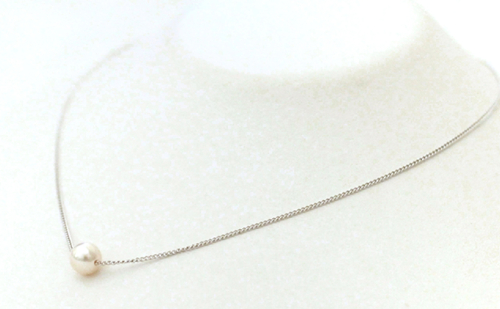 若狭パール 艶々あこや真珠　至宝の7mm一粒ペンダント C ファッション アクセサリー ネックレス  43045 - 福井県おおい町