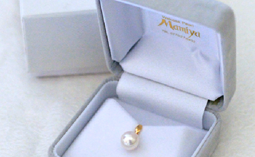 若狭パール艶々あこや真珠至宝の大珠8mm K18ペンダントトップ E ファッション アクセサリー ネックレス  43046 - 福井県おおい町