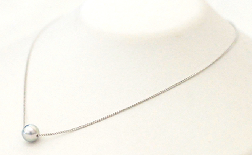 若狭パール 艶々あこや真珠 至宝の大珠8mm一粒ペンダント F ファッション アクセサリー ネックレス  43047 - 福井県おおい町