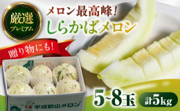 「一つ一つに異なる縞模様が入る！あなた限定しらかばメロン」一個一個に異なる縞模様が入る特徴的な外観と、糖度は平均で15〜16度！甘みたっぷり、市場にほとんど出回らない幻の逸品です。「平成新山メロン」と